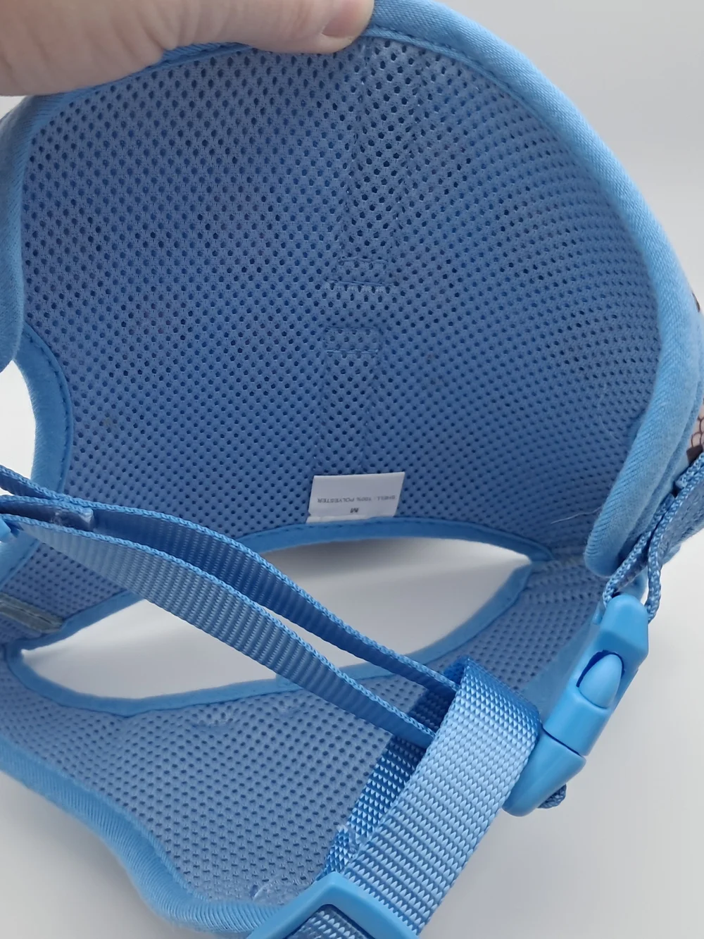 Cute Blue Owl Print Bowtie Pet Harness with 4 ft Leash Small Dog Cat 10